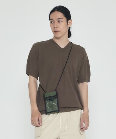 Pocketway Phone Necklace Crossbody Pouch (Khaki)