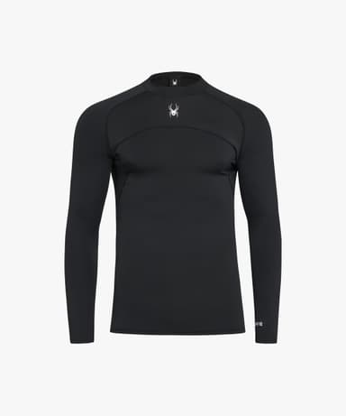 Men's Cycling Proweb High-Neck Long Sleeve T-Shirt SPHFCNRL501MBLK