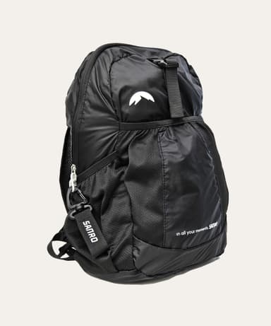 COMPACT Folding Hiking Lightweight Backpack 20L - Black