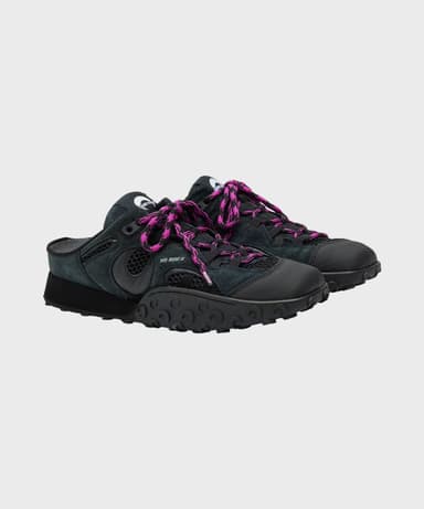 (W) Suede Leather MS Rise Tyko Mule Black SUEDE LEATHER MS RISE TYKO MULE BK99 BLACK