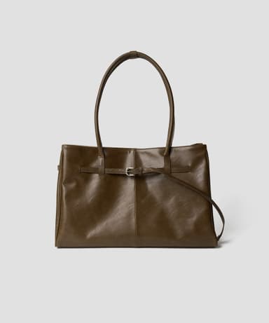 CLASSIC BELT SQUARE BAG BROWN