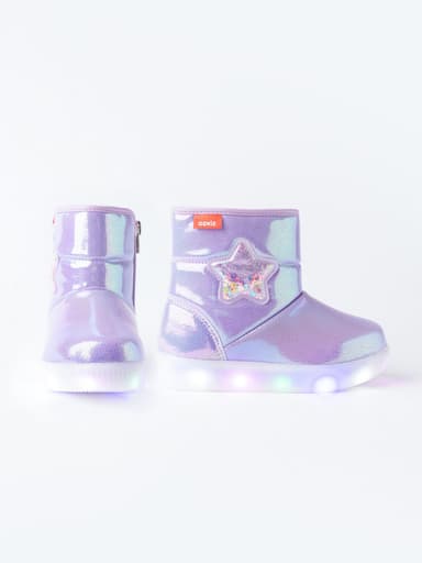 Tinkle Star LED Fur-lined Boots