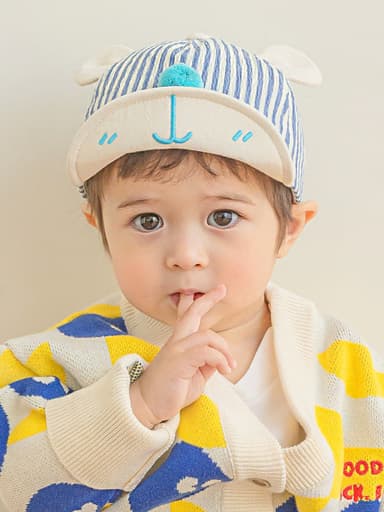 A26302 Soft Teddy Bear Up-brimmed Cap