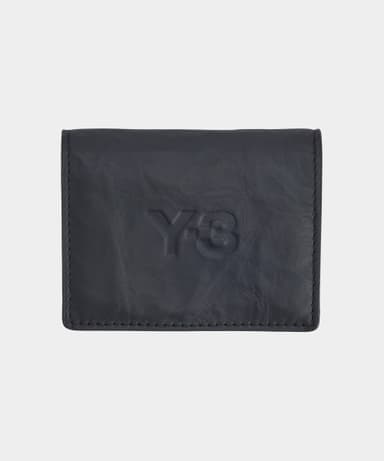(U) Leather Card Holder Black Y-3 CARD HOLDER BLACK