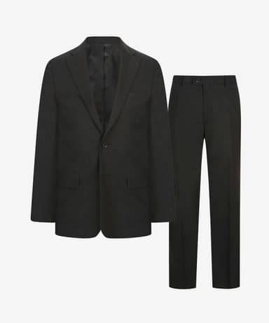 Dark Gray Soho Regular Fit 2-Button Suit Set (PJJAH2688_PJPAH2888)