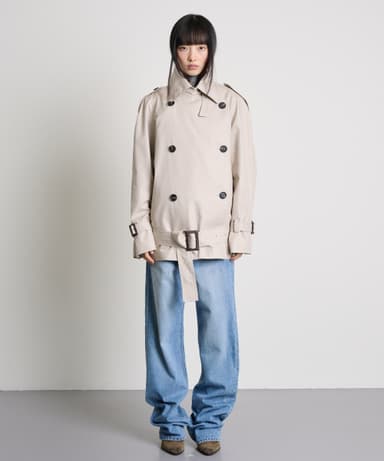 Low Belted Trench Coat_Beige