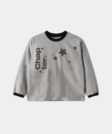 Chapter Two Junior Artwork Ringer T-shirt - Melange