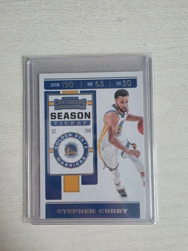 Stephan Curry Panini Contenders Season Ticket Basketball Card