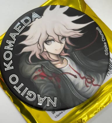 Danganronpa 15th Anniversary Big Canbadge Komaeeda Nagito Komaeeda Badge Shuudan
