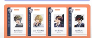 NIJISANJI en LUXiEM Luca Kaneshiro V Square Pre-order Benefit Photocard Photocard