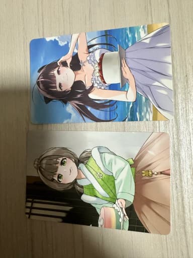 Another World Idol Character Cards 2 Pieces (Jururu Bichan Duchim Event)