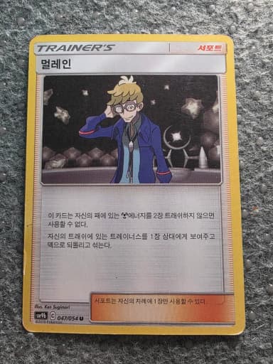 Pokemon Card Mullein Support 047/054 U
