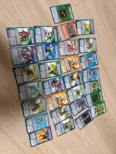 Old Digimon Cards 29 Pieces
