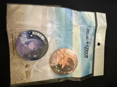 Blue Archive Summer Official Can Badge (Ayanee, Nono)
