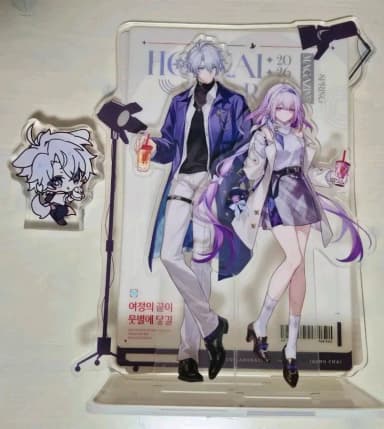 Honkai Star Rail Gongcha Faynon Castoris Acrylic Stand Diorama Faynon Korotto