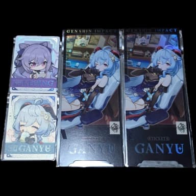 Genshin Impact Lounge Goods Zone Pre-order Benefit Ganwu Geqing Set